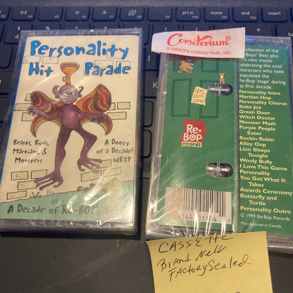 Personality Hit Parade Cassette -monster mash songs 1999